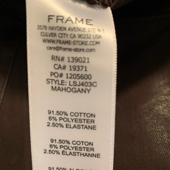 FRAME Jeans sz 29, NWT - Picture 11 of 11